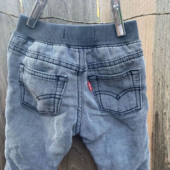 Levi’s Baby grey Denim Jogger Pants size 18 months - Picture 2 of 7